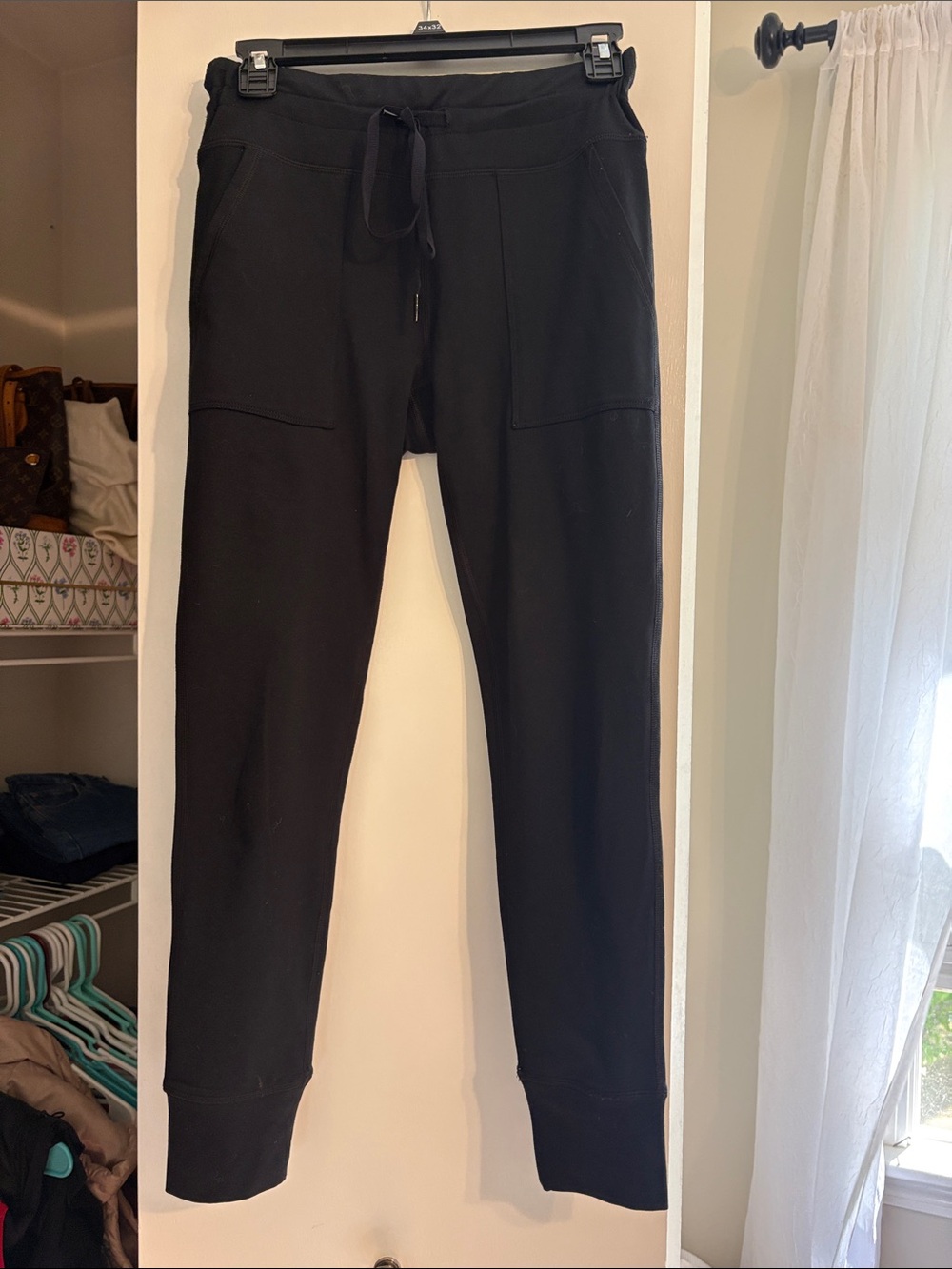 aerie Black Knit Jogger Track Pants